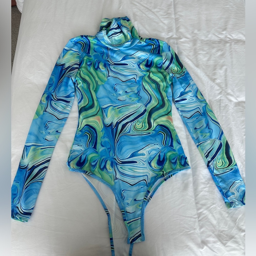 Shein Long sleeve turtleneck bodysuit